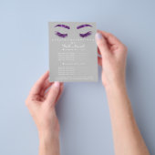 Makeup Artist Beauty Salon Flyer SPA Grey (Hand)