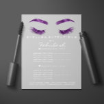 Makeup Artist Beauty Salon Flyer SPA Grey<br><div class="desc">florenceK luxe schoonheidssalon</div>