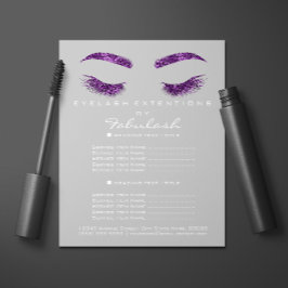 Makeup Artist Beauty Salon Flyer SPA Grey