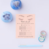 Makeup Artist Beauty Salon Flyer SPA Roos Prijzen (Enkel)