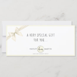 Makeup Artist Beauty Salon Gift Certificate Kaart