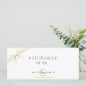 Makeup Artist Beauty Salon Gift Certificate Kaart (Staand voorkant)