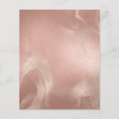 Makeup Artist Beauty Salon Glitter Flyer Skinny (Achterkant)