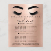 Makeup Artist Beauty Salon Gold Glitter Flyer SPA (Voorkant)