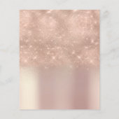 Makeup Artist Beauty Salon Lash Flyer Powder Roos (Achterkant)