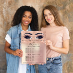 Makeup Artist Beauty Salon Lash Flyer Powder Roos<br><div class="desc">florenceK luxe schoonheidssalon</div>