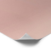 Makeup Artist Beauty Salon Lashes Eyes Roos Gold Poster (Hoek)