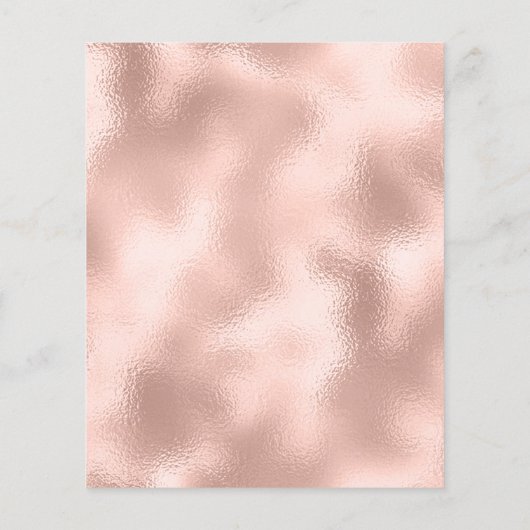 Makeup Artist Beauty Salon Lashes Flyer Roos Roze (Achterkant)