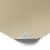 Makeup Artist Beauty Salon Lashes Ivory Glitter Poster (Hoek)