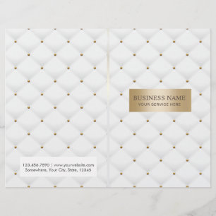 Makeup Artist Beauty Salon Luxury Quilted BiFold
