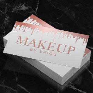 Makeup Artist Beauty Salon Roos Gold Drivers Visitekaartje