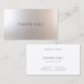 Makeup Artist Beauty Salon Stylish Glamor Plain Visitekaartje (Voorkant / Achterkant)