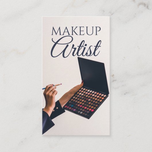 Makeup Artist Beauty Salon Visitekaartje (Voorkant)