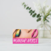Makeup Artist Beauty Salon Visitekaartje (Staand voorkant)