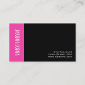 Makeup Artist Beauty Salon Visitekaartje (Achterkant)