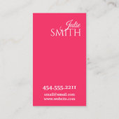 Makeup Artist Beauty Salon Visitekaartje (Achterkant)