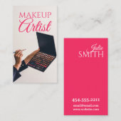 Makeup Artist Beauty Salon Visitekaartje (Voorkant / Achterkant)