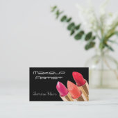 Makeup Artist Beauty Visitekaartje (Staand voorkant)