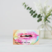 Makeup Artist Beauty Visitekaartje (Staand voorkant)