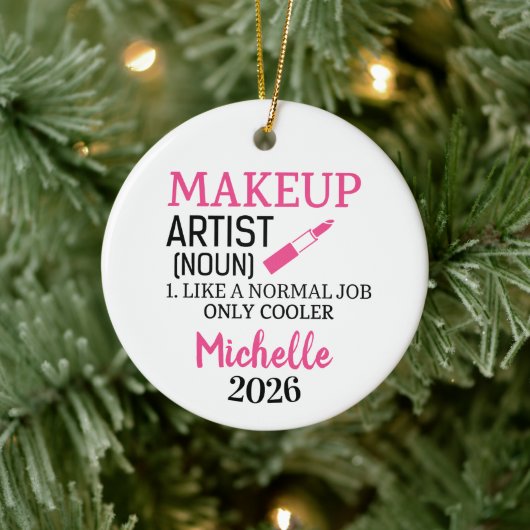 Makeup Artist Best Ever Keramisch Ornament (Boom)