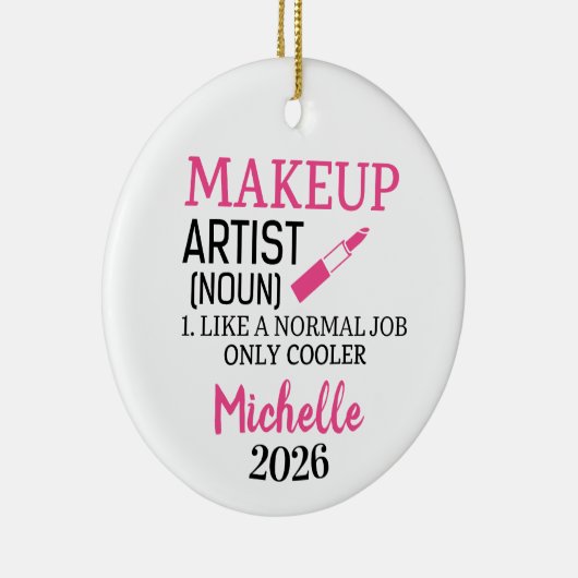 Makeup Artist Best Ever Keramisch Ornament (Rechts)