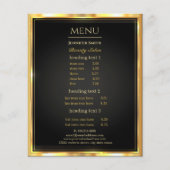 Makeup Artist Black Gold flyer (Voorkant)