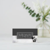 Makeup Artist Bokeh Glamor (afsprakenkaart) Afsprakenkaartje (Staand voorkant)