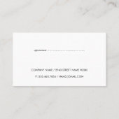 Makeup Artist Bokeh Glamor (afsprakenkaart) Afsprakenkaartje (Achterkant)