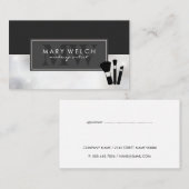 Makeup Artist Bokeh Glamor (afsprakenkaart) Afsprakenkaartje (Voorkant / Achterkant)