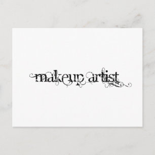 Makeup Artist Briefkaart