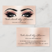 Makeup Artist Brow Eyelash Skinny Roos Visitekaartje (Voorkant / Achterkant)