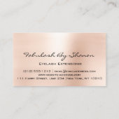 Makeup Artist Brow Eyelash Skinny Roos Visitekaartje (Achterkant)