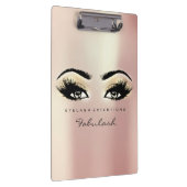 Makeup Artist Brown Studio Lashes Champaigne Pink Klembord (Rechts)