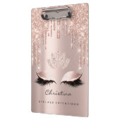 Makeup Artist Brown Wax Lashes Spark Diamond Lotus Klembord (Links)