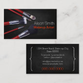 Makeup Artist brushes / Cosmetic Brushes Visitekaartje (Voorkant / Achterkant)