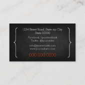 Makeup Artist brushes / Cosmetic Brushes Visitekaartje (Achterkant)