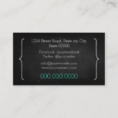 Makeup Artist brushes / Cosmetic Brushes Visitekaartje (Achterkant)