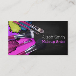 Makeup Artist brushes / Cosmetic Brushes Visitekaartje
