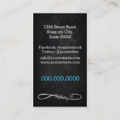 Makeup Artist brushes / Cosmetic Brushes Visitekaartje (Achterkant)