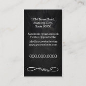 Makeup Artist brushes / Cosmetic Brushes Visitekaartje (Achterkant)