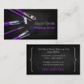 Makeup Artist brushes / Cosmetic Brushes Visitekaartje (Voorkant / Achterkant)