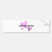Makeup Artist Bumpersticker (Voorkant)