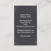Makeup Artist Business Card Visitekaartje (Achterkant)
