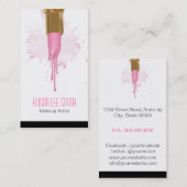 Makeup Artist business card Visitekaartje (Voorkant / Achterkant)