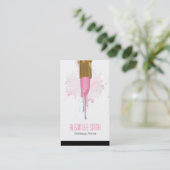 Makeup Artist business card Visitekaartje (Staand voorkant)