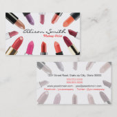 Makeup artist Business card Visitekaartje (Voorkant / Achterkant)