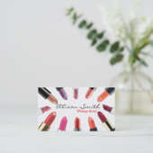 Makeup artist Business card Visitekaartje (Staand voorkant)