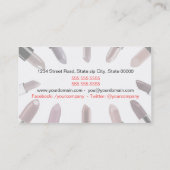 Makeup artist Business card Visitekaartje (Achterkant)