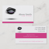 Makeup artist Business card Visitekaartje (Voorkant / Achterkant)