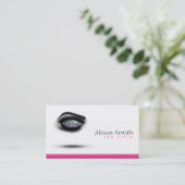 Makeup artist Business card Visitekaartje (Staand voorkant)